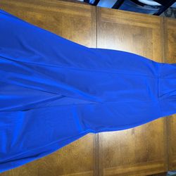 Royal Blue Long Dress
