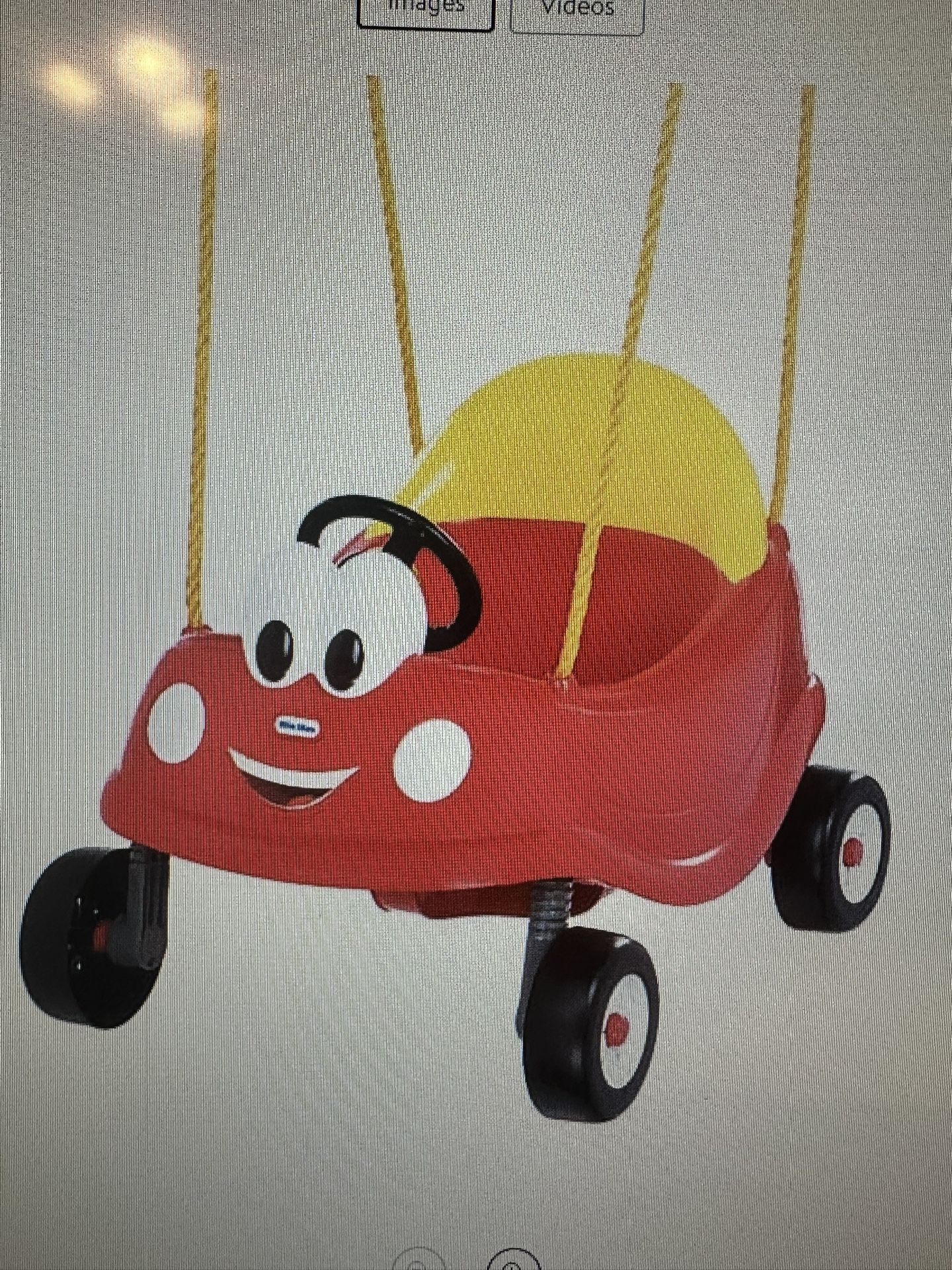 Little Yikes Car Swing For Babies And Toddlers