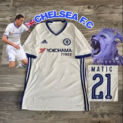 Adidas Chelsea FC Nemanja Matić #21 2016/2017 Third Jersey 