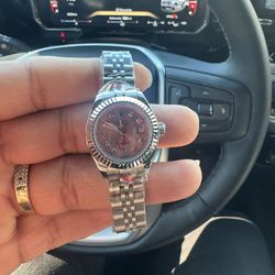 Woman Stainless Steel Waterproof Watch