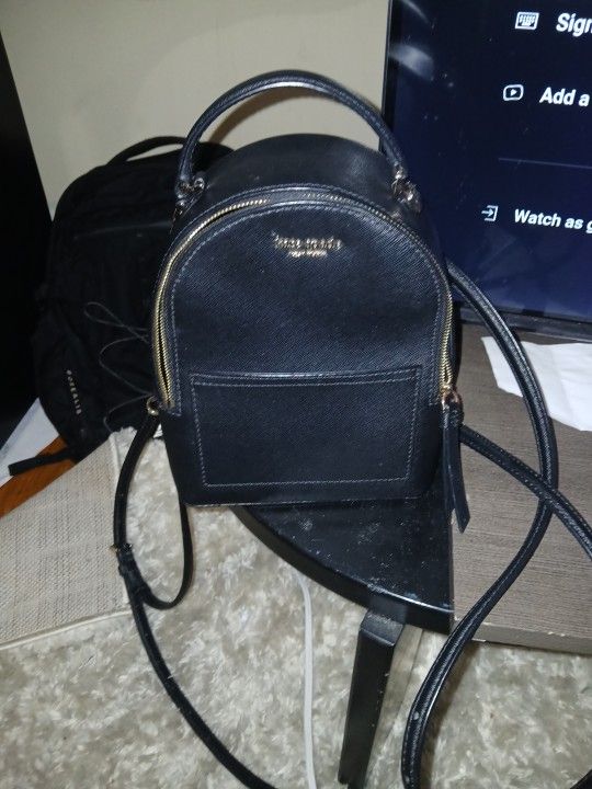 Kate Spade Convertible Mini Backpack Carry Bag 