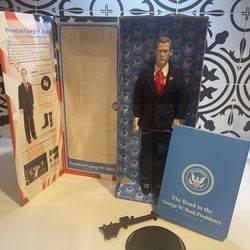 President George W. Bush the 43rd President talking action figure 12”