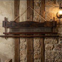 Vintage  Loom Reed Wall Decor