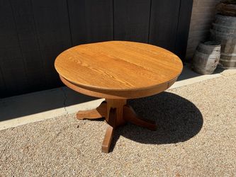 Solid oak table