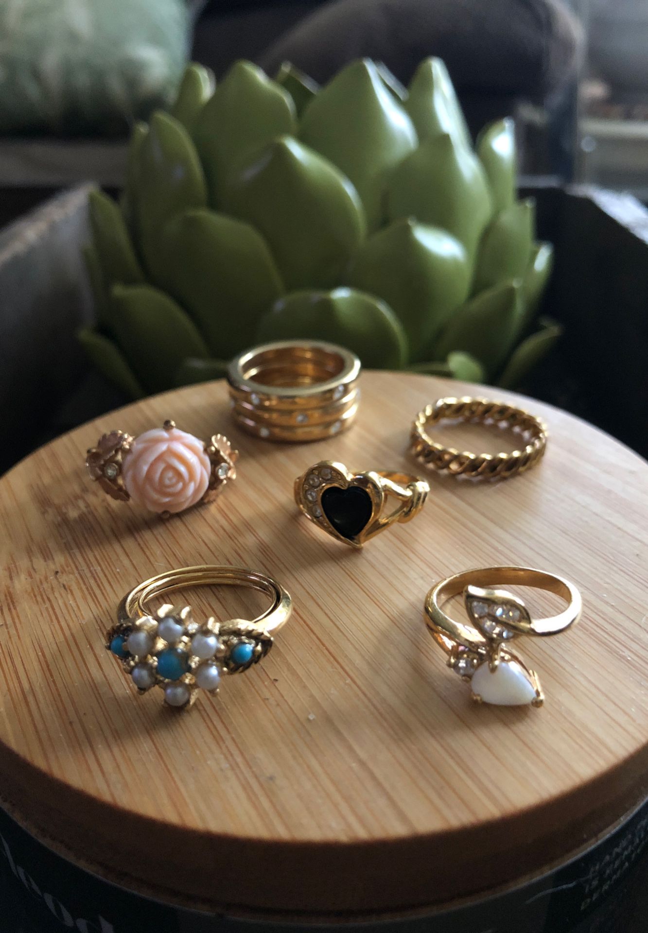 Vintage Avon rings, small sizes