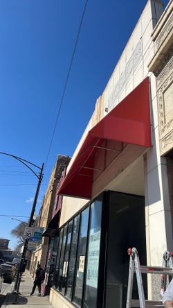 Toldo Rojo Comercial