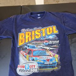 Bristol Motor Speedway Food City 500 Y2K Nascar Fruit of The Loom Tee