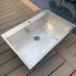 Stainless Steel Dual Mount Sink 