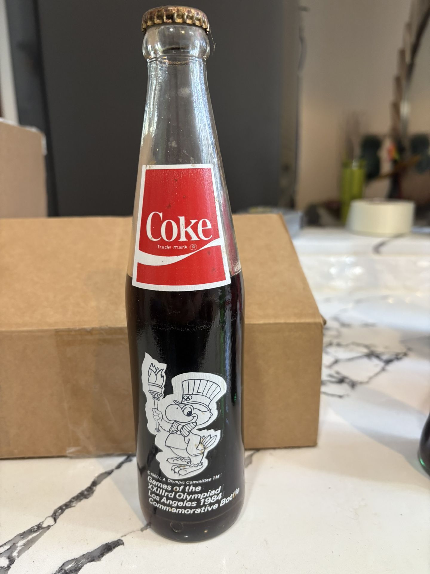 1984 Coca-Cola Olympic Bottle Unopened