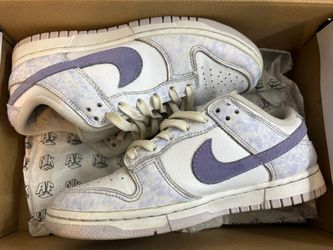 Nike Dunk Low White Purple Low-Top Sneakers
