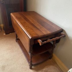 Vintage Pennsylvania House Cherry Tea Cart