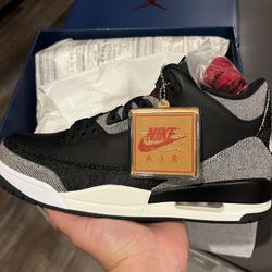 Jordan 3 Levi Black Size 11.5 