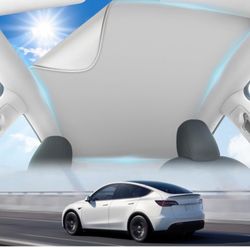 Tesla Model Y Roof Static Cling Shade