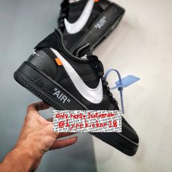 Nike Air Force 1 Low Off White Black White 37