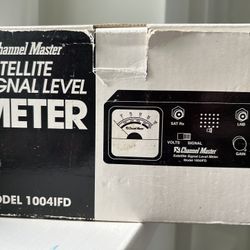  Channel Master Satellite Signal Level Meter