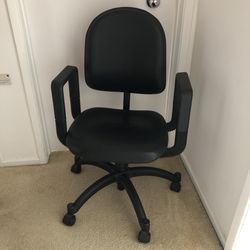Vintage IKEA Leather Office Chair – Made in Sweden (1995)