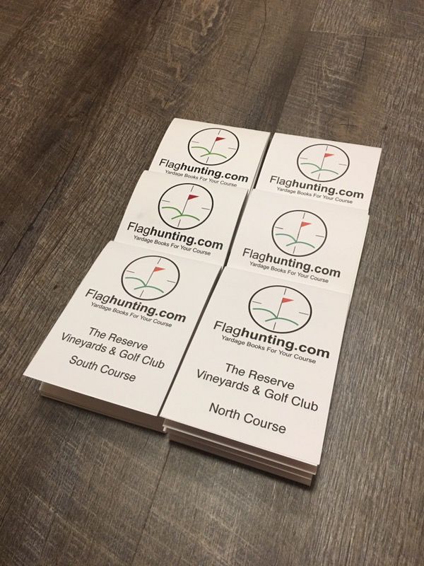 The Reserve Vineyards & Golf Club - Yardage Books