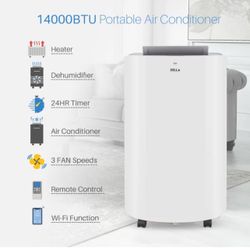 Portable Air Conditioner with Heater and Remote