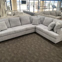 New Grey Sectional Couch