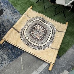 Tribal Art Stitched Bamboo Divider Artwork Poster