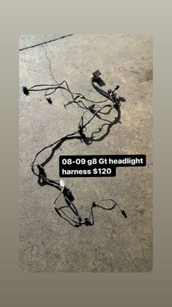 2008-2009 G8 Gt Headlight Harness