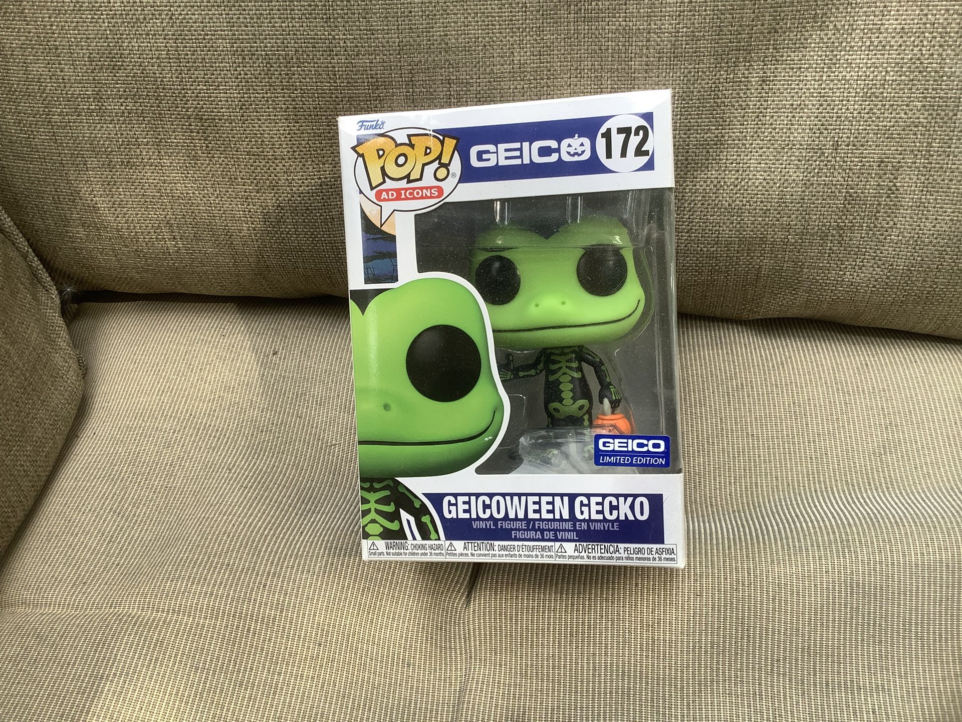 NIB Geicoween Halloween Gecko