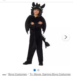 Kids Toothless Costume - How to Train Your Dragon