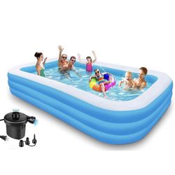 Inflatable Pool With Air Pump