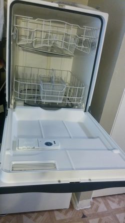 White dishwasher