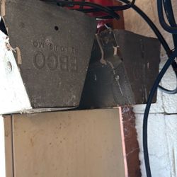 Metal sawhorses