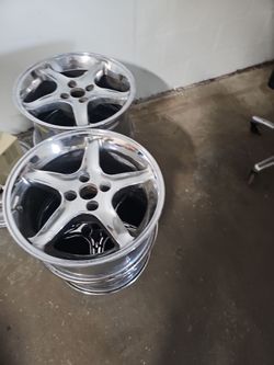 15" chrome rims