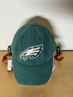 VTG Y2K Reebok NFL On Field Philadelphia Eagles Wool Green Adjustable Hat Cap VG