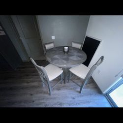 dark oak table