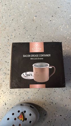 Zulay bacon grease container