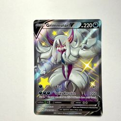 Grimmsnarl V - SV116/SV122 - Shiny Holo Rare Pokemon Shining Fates Full Art
