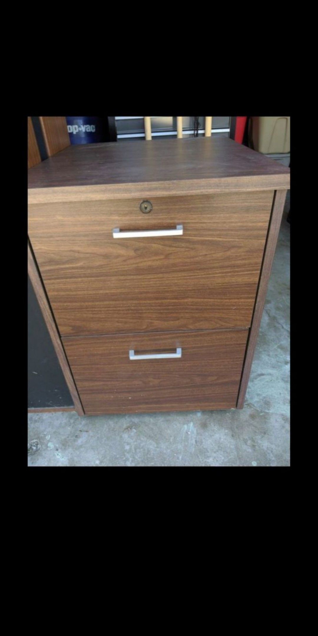 Office desk file cabinet