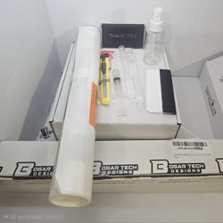 BOGAR TECH DESIGNS Precut for Volkswagen Tiguan 2022-2024 Full Headlight Taillight PPF Tint Overlay