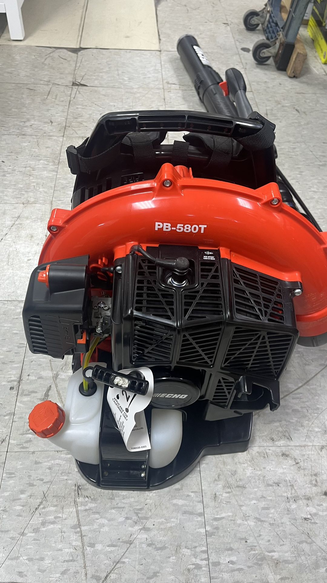 ECHO 216 MPH 517 CFM 58.2cc Gas 2-Stroke Backpack Leaf Blower with Tube Throttle 3.8k