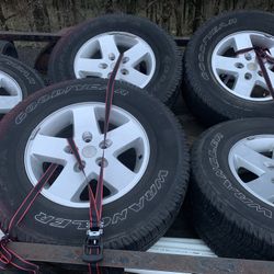 5 Jeep Factory Wheels And Tires 