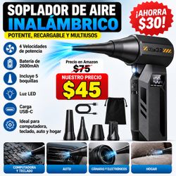 Soplador de aire inalámbrico -Cordless air blower