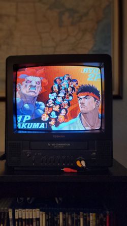 Toshiba crt vcr tv 13inch