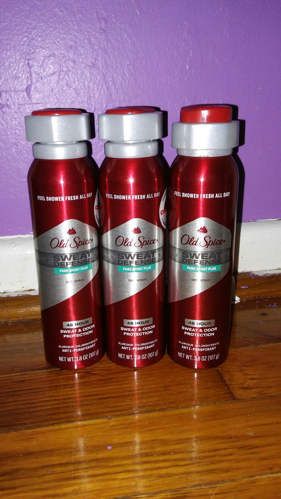 3 spray deodorants old spice