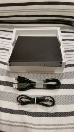 USB 3.0 CD/DVD external drive.