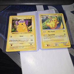 Pokemon Pikachu Cards
