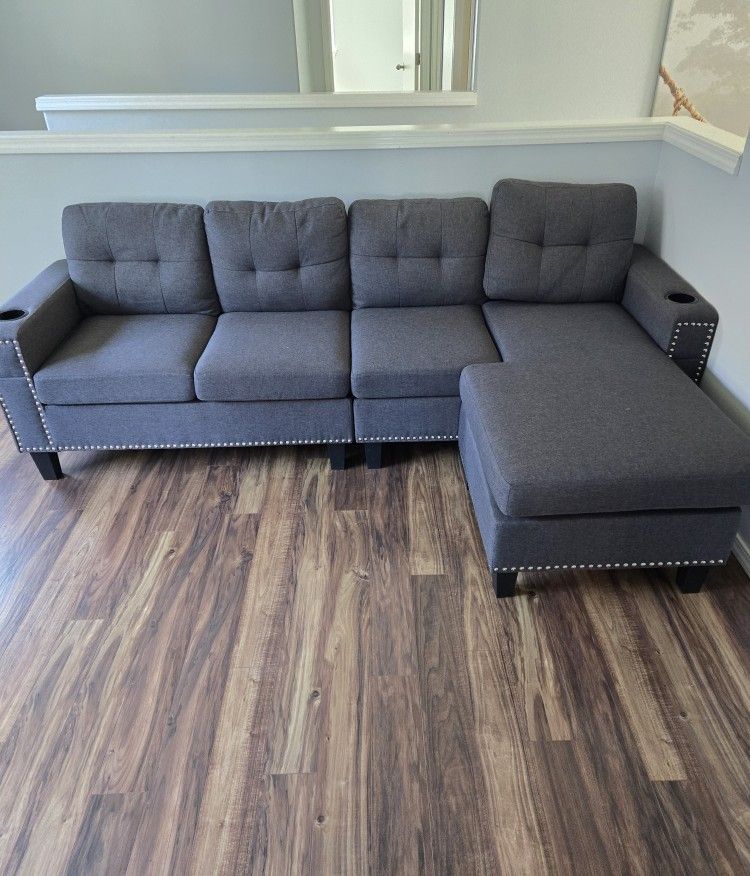 Gray Sectional Sofa