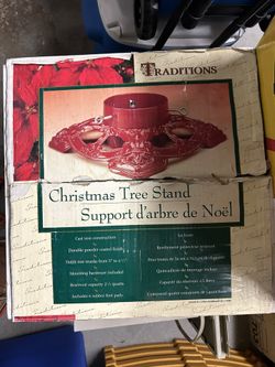 Traditions Cast Iron Christmas Tree Stand