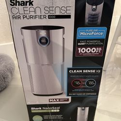Shark HP200 Air Purifier MAX with Nanoseal HEPA, Cleansense IQ, Odor Lock, Cleans up to 1000 Sq. ft. and 99.98% of Particles, Dust, Allergens, Smoke, 