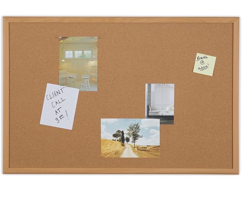 Cork Bulletin Board 3x2 Feet