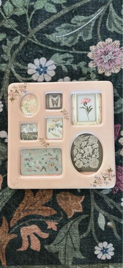 Vintage ceramic picture frame