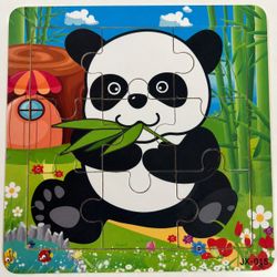 Set of 7 Wooden Puzzles
